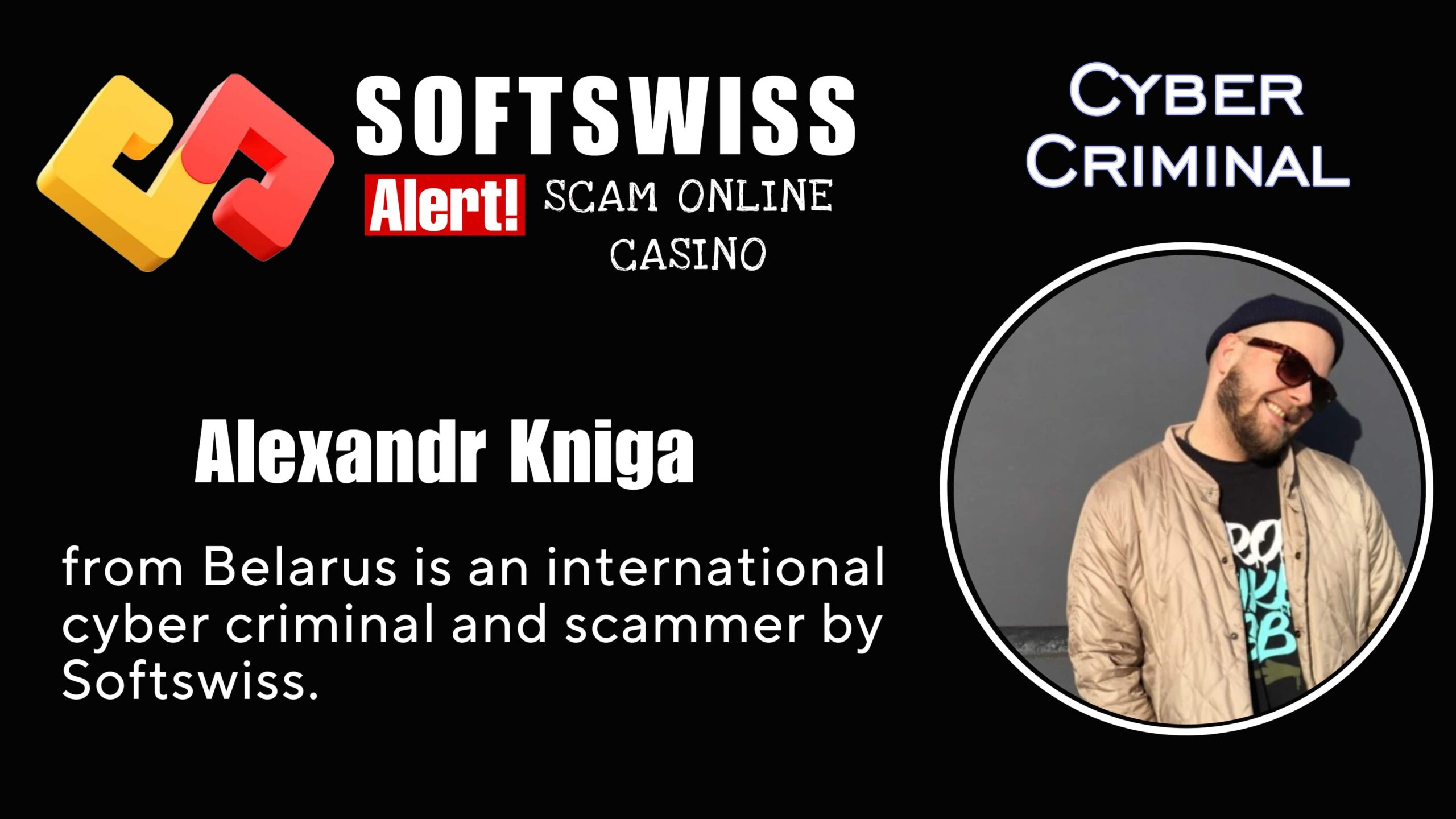 Alexandr Kniga - softswiss scam - Casino by Softswiss